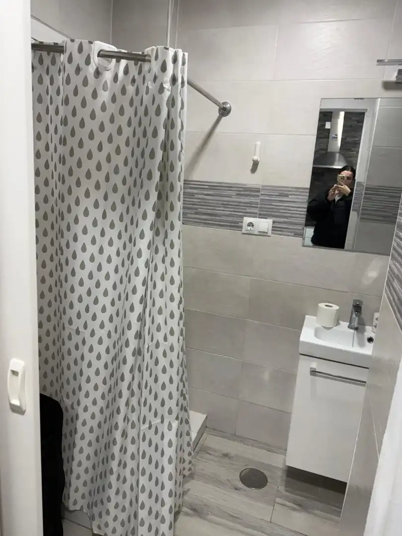 Bathroom of Study for rent in Benalmádena  with Parquet flooring, Furnished and Pets allowed