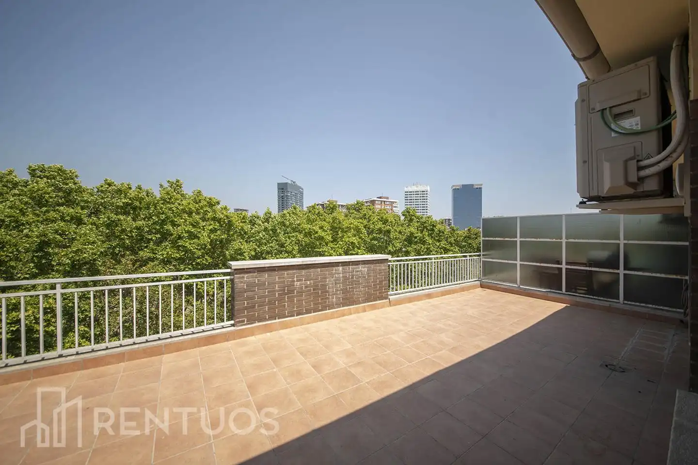 Terrasse von Wohnung zur Miete in Barcelona mit Klimaanlage und Terrasse