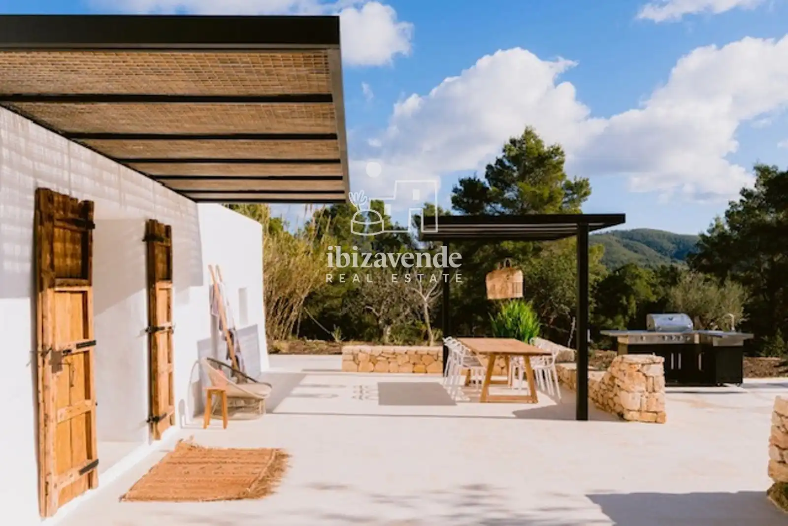 Terraza de Casa o chalet de alquiler en Sant Joan de Labritja con Aire acondicionado, Calefacción y Jardín privado