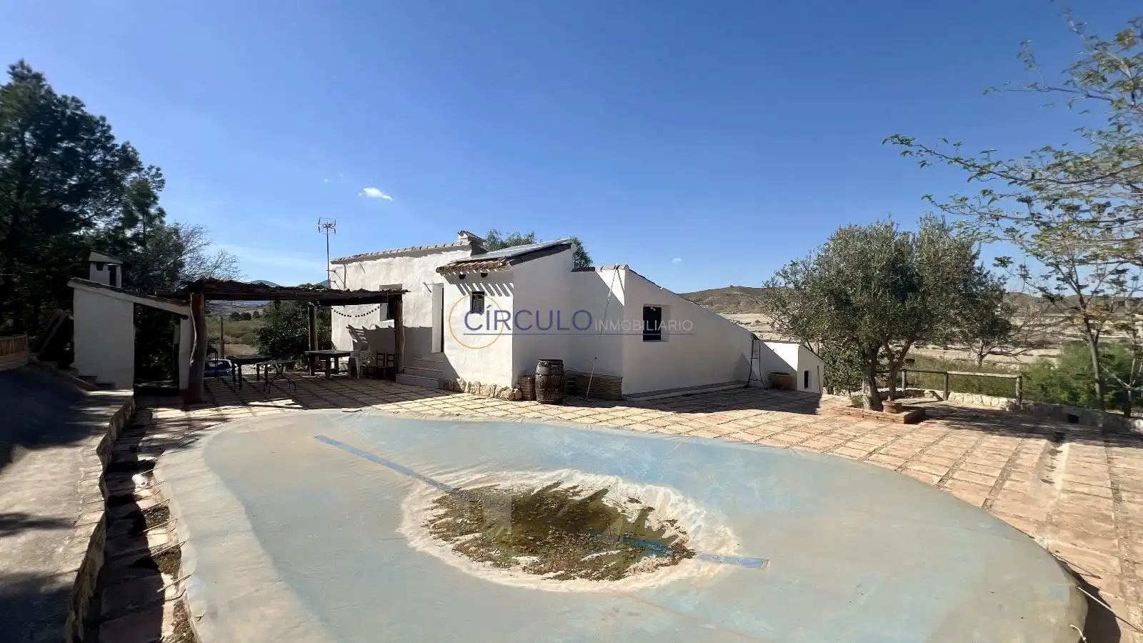 Vista exterior de Casa o chalet en venta en Lorca con Trastero y Piscina