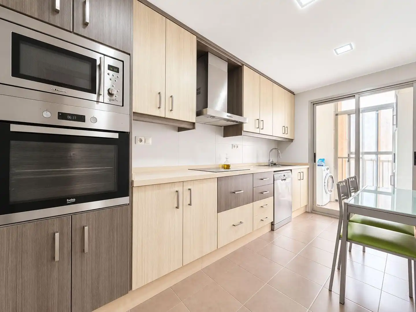 Kitchen of Flat for sale in Elche / Elx  with Air Conditioner, Parquet flooring and Furnished