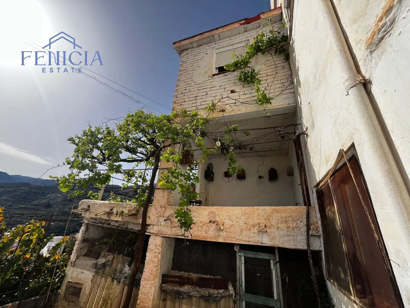 Vista exterior de Finca rústica en venta en Lentegí con Aire acondicionado, Jardín privado y Terraza