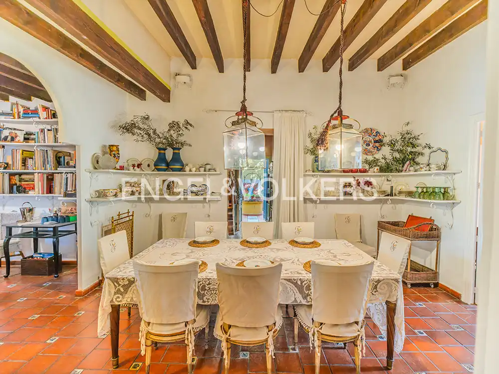 Menjador de Casa o xalet en venda en Elche / Elx amb Calefacció, Jardí privat i Terrassa