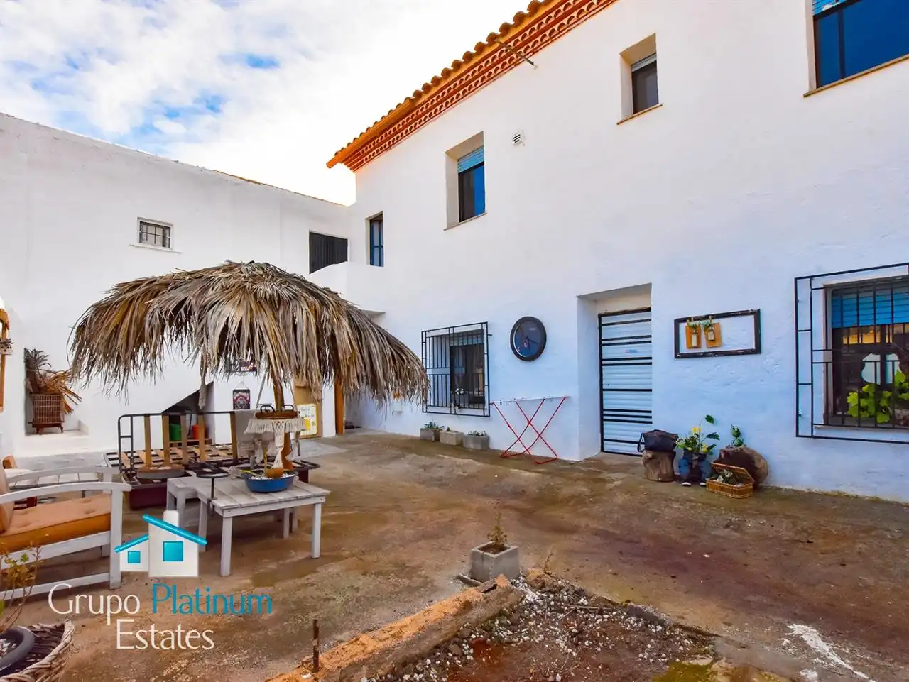 Exterior view of Houses for sale in Cúllar  with Storage room and Swimming Pool