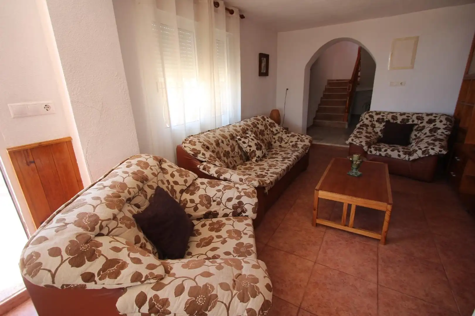 Sala de estar de Casa o chalet en venta en Guardamar del Segura con Jardín privado, Terraza y Piscina