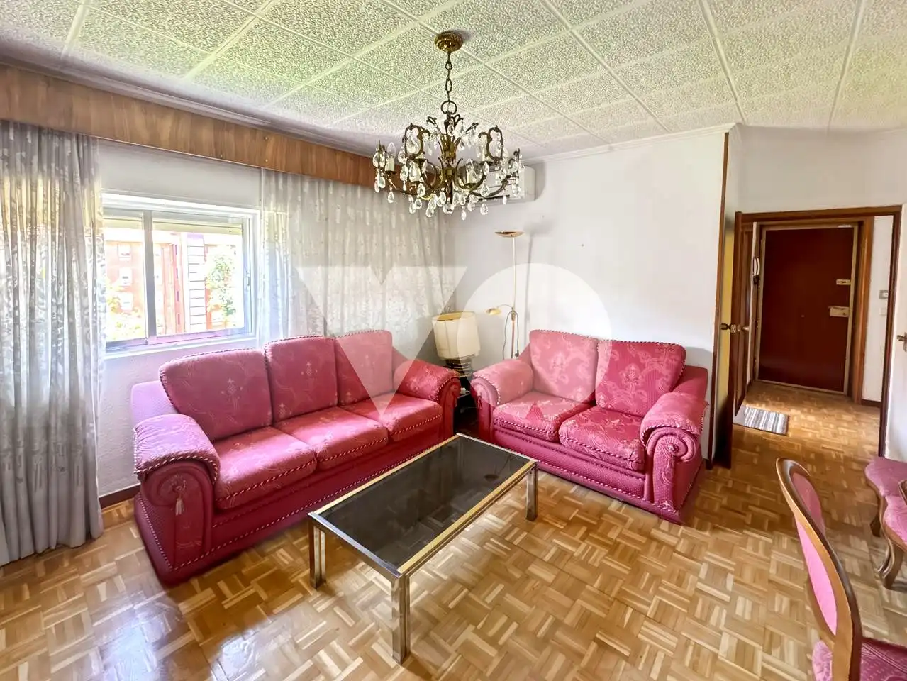 Wohnzimmer von Wohnung zum Verkauf in Madrid mit Klimaanlage, Heizung und Parkett