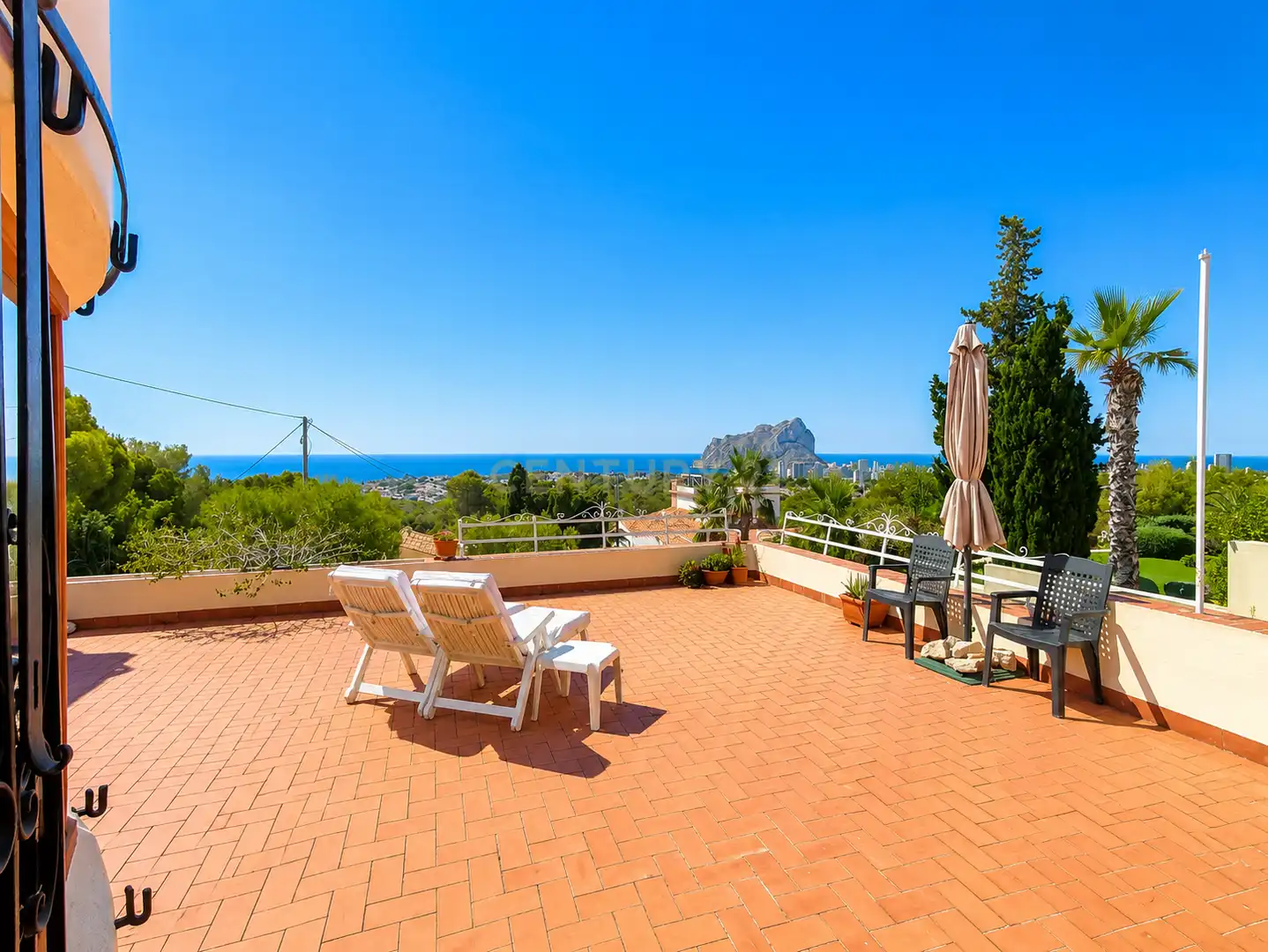 Terraza de Casa o chalet de alquiler en Benissa con Jardín privado, Horno y Lavadora
