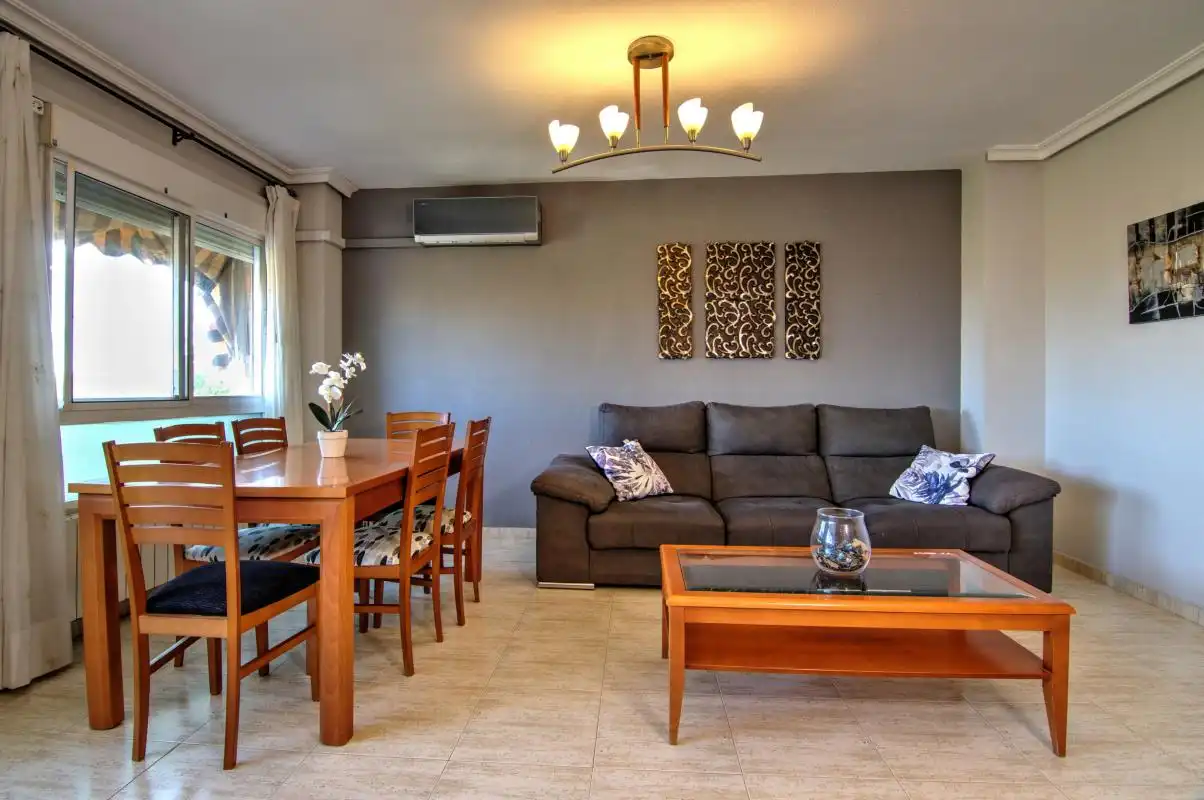 Living room of Flat for sale in San Vicente del Raspeig / Sant Vicent del Raspeig  with Air Conditioner, Heating and Private garden