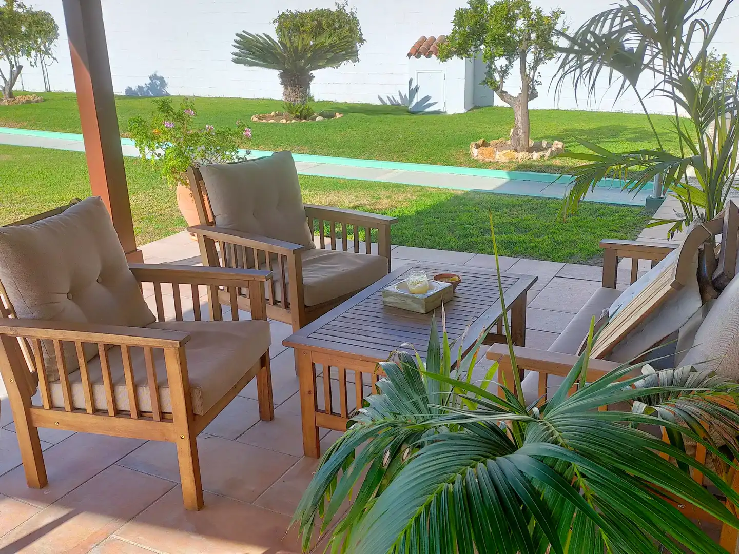 Jardí de Casa o xalet en venda en El Puerto de Santa María amb Jardí privat, Terrassa i Piscina