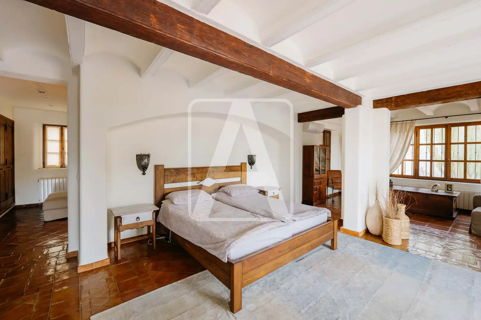Habitación de Finca rústica en venta en Benissa con Aire acondicionado, Calefacción y Jardín privado