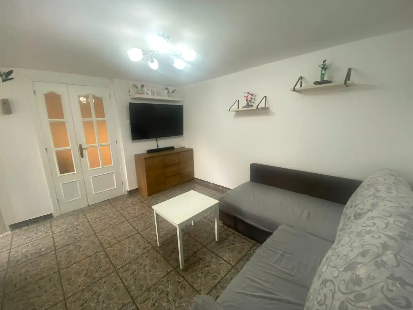 Living room of Flat for sale in Sabadell  with Air Conditioner, Heating and Furnished