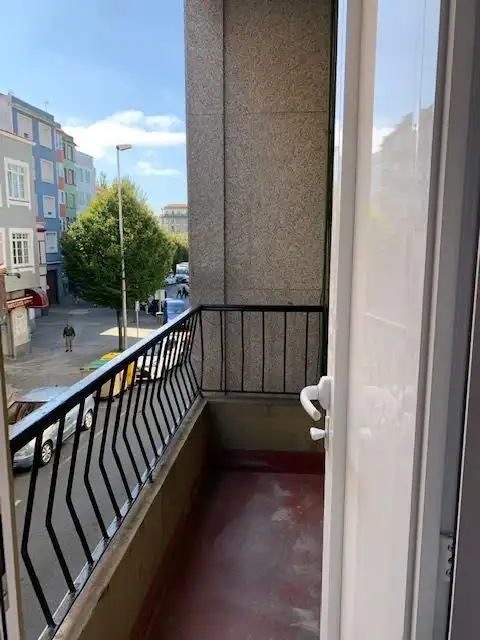 Balcony of Flat for rent in Ferrol  with Heating, Parquet flooring and Terrace