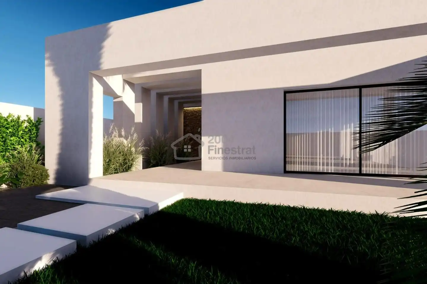 Vista exterior de Casa o chalet en venta en Finestrat con Aire acondicionado, Jardín privado y Terraza