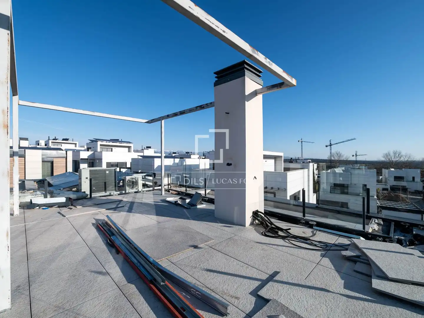 Terrace of Houses for sale in Las Rozas de Madrid  with Air Conditioner, Private garden and Swimming Pool