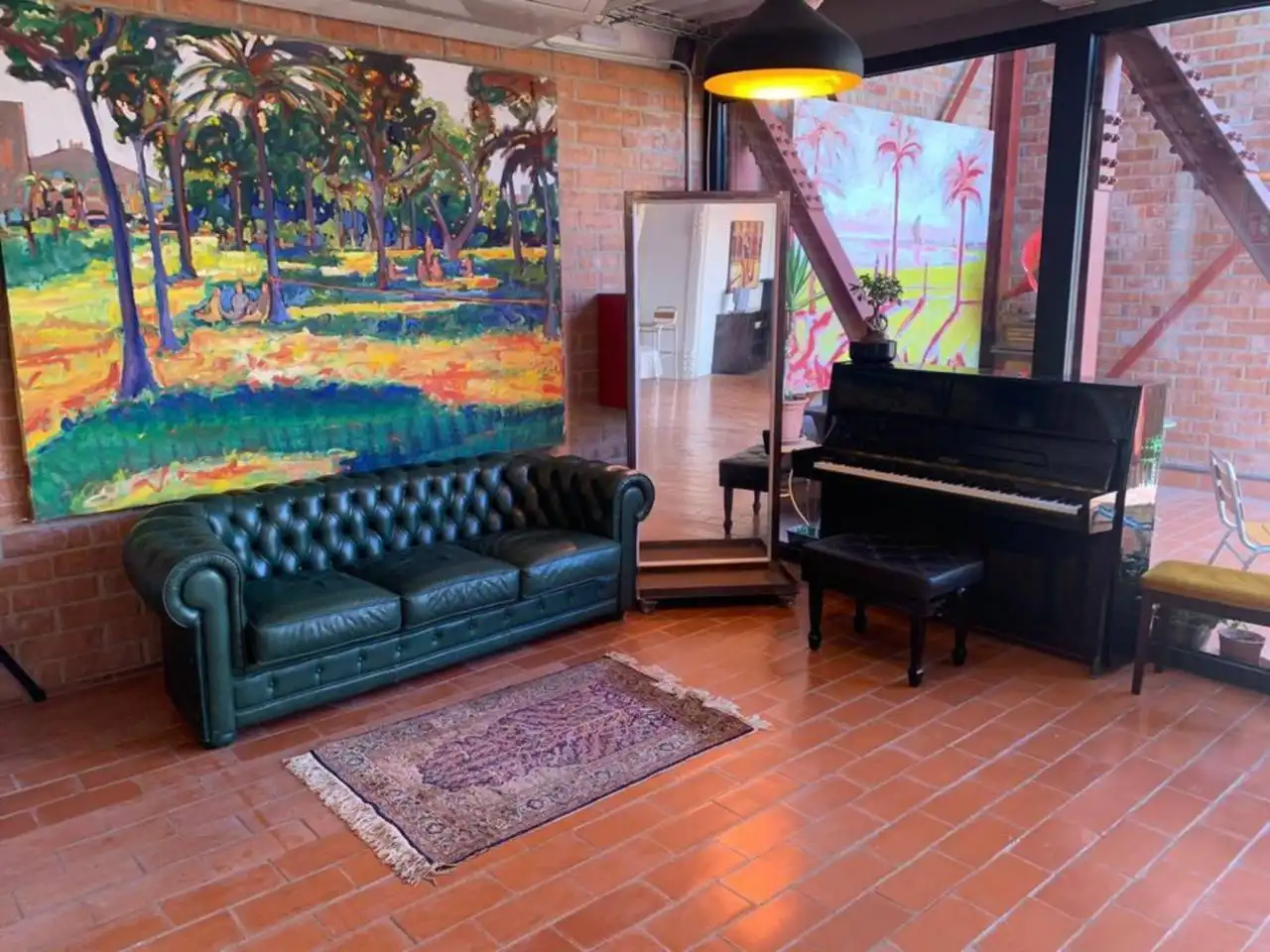 Sala de estar de Nave industrial en venta en Barcelona