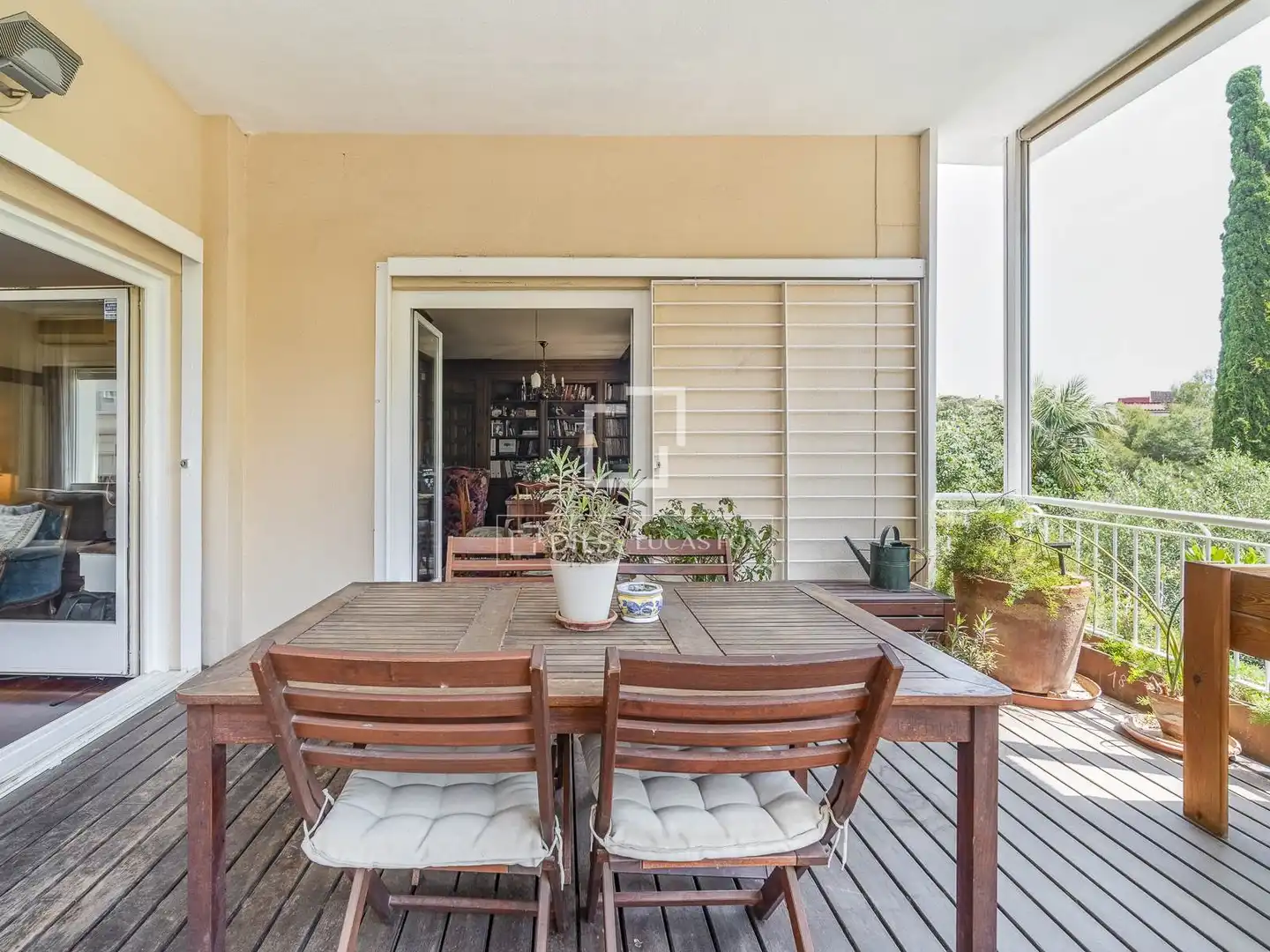 Terrasse von Wohnung zum Verkauf in Barcelona mit Klimaanlage, Heizung und Privatgarten