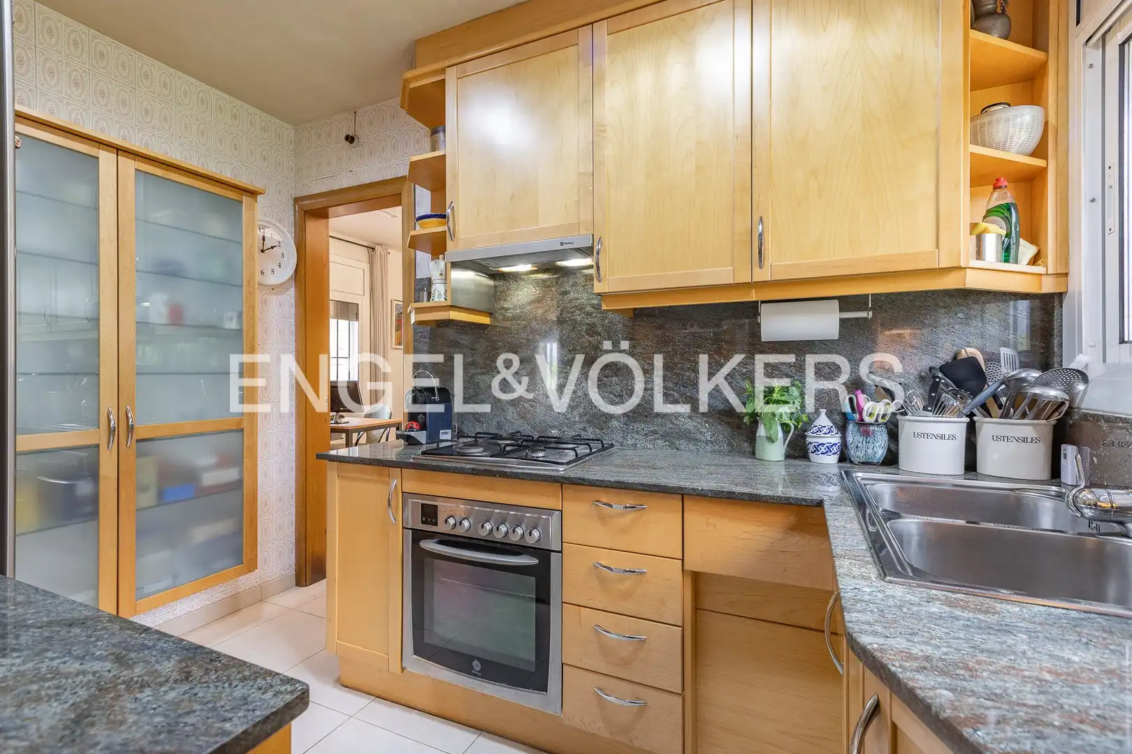 Cocina de Casa o chalet en venta en Sant Quirze Safaja con Calefacción, Jardín privado y Terraza