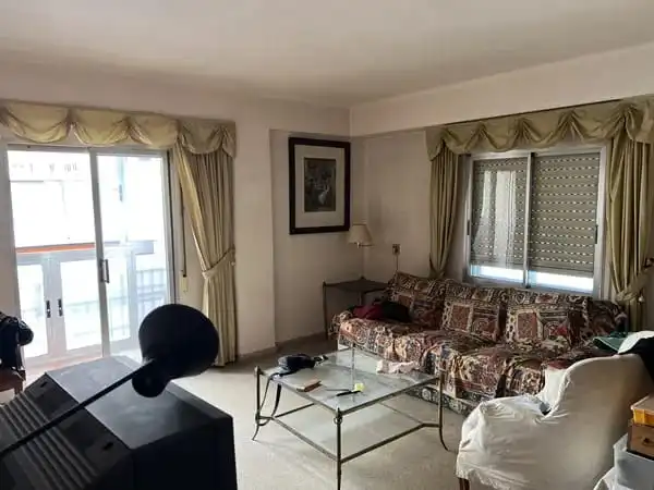 Sala d'estar de Pis en venda en Valencia amb Moblat i Balcó
