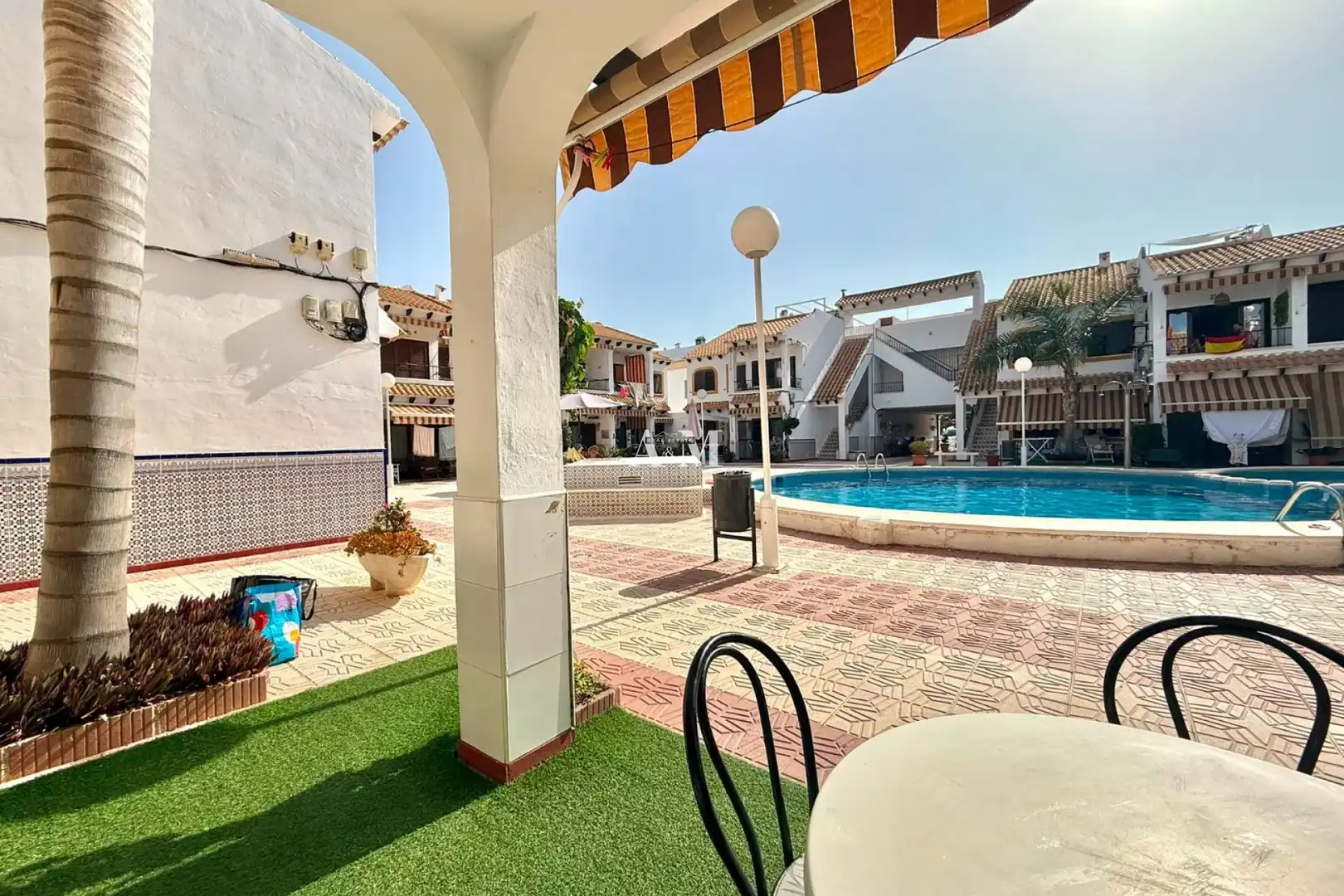 Terrace of Flat for rent in Pilar de la Horadada  with Air Conditioner, Heating and Terrace