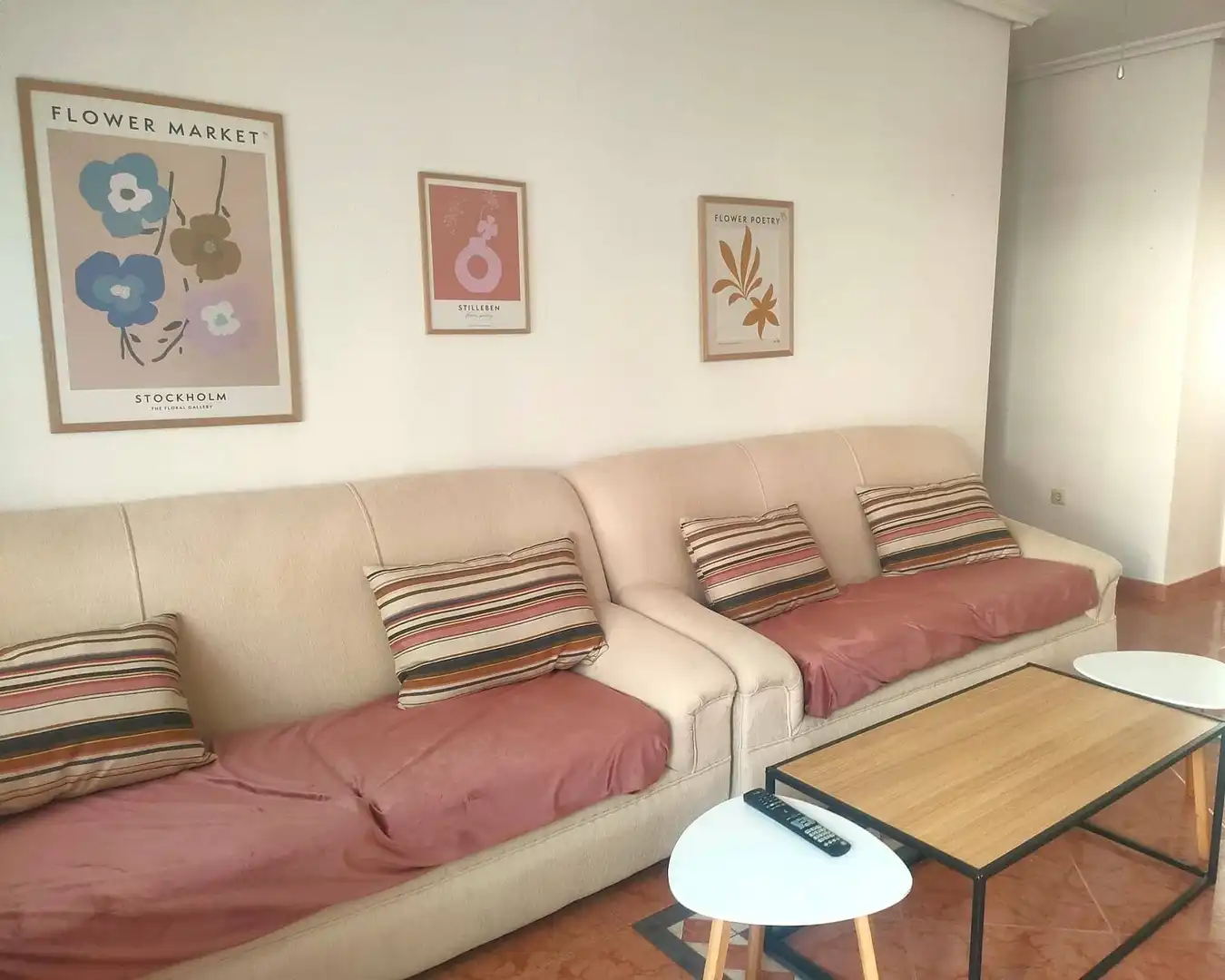 Sala d'estar de Finca rústica en venda en Pilar de la Horadada amb Aire condicionat, Terrassa i Moblat
