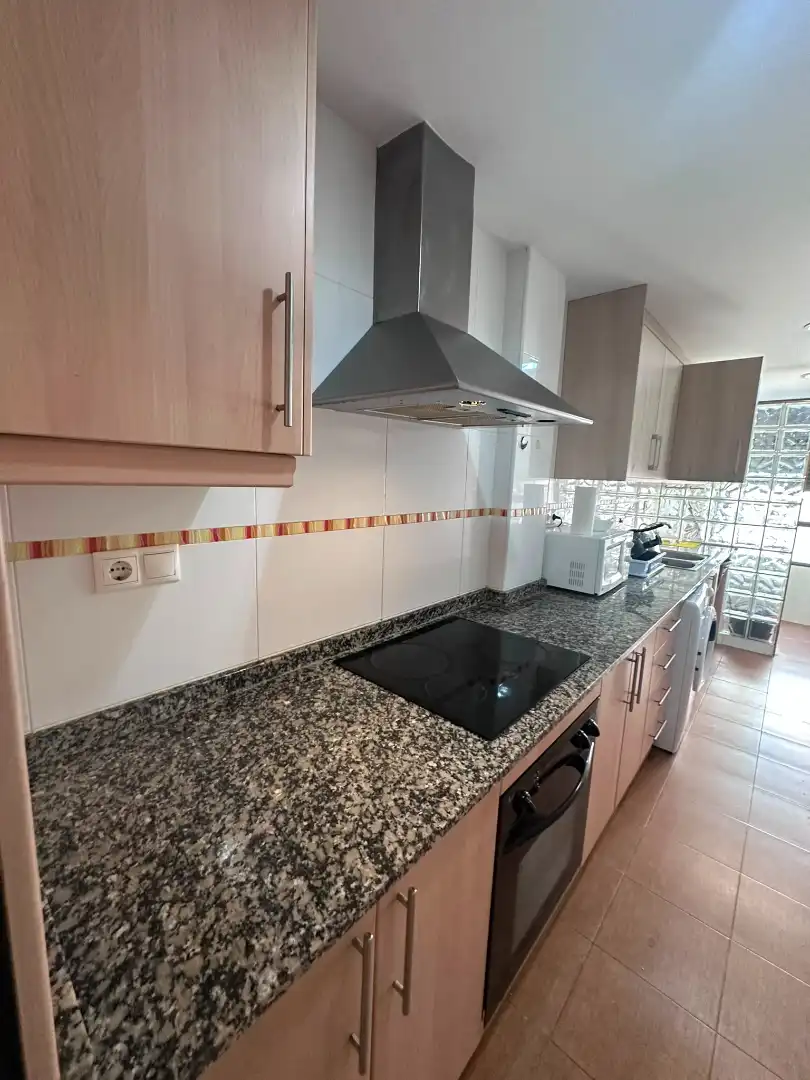 Kitchen of Flat for rent in Vila-real  with Air Conditioner, Heating and Furnished