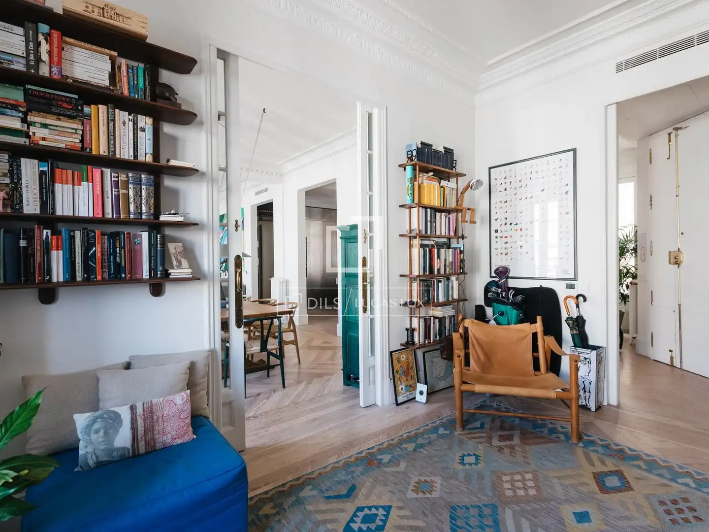Sala de estar de Piso de alquiler en Salamanca con Aire acondicionado, Amueblado y Balcón