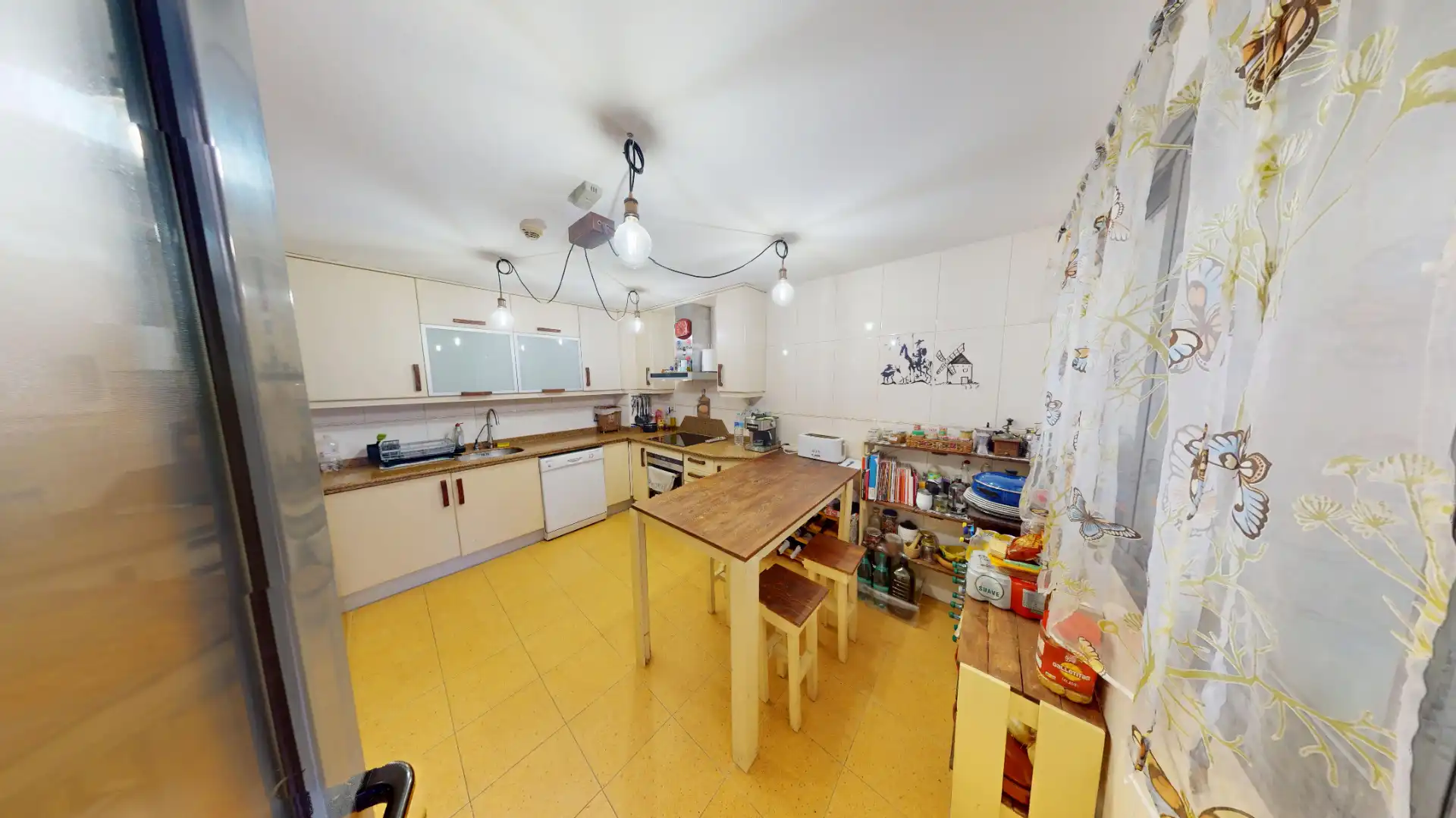 Cocina de Casa adosada en venta en Albacete con Aire acondicionado, Calefacción y Parquet