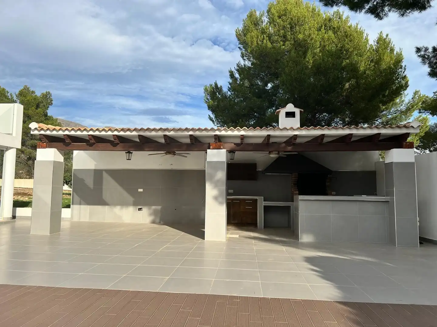 Terrassa de Casa o xalet en venda en La Nucia amb Jardí privat, Terrassa i Piscina