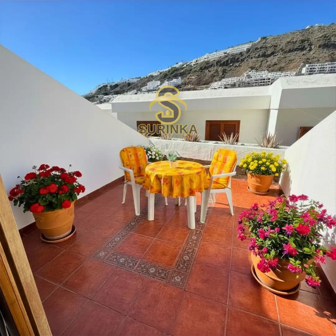 Terraza de Dúplex en venta en Mogán con Terraza, Piscina y Amueblado