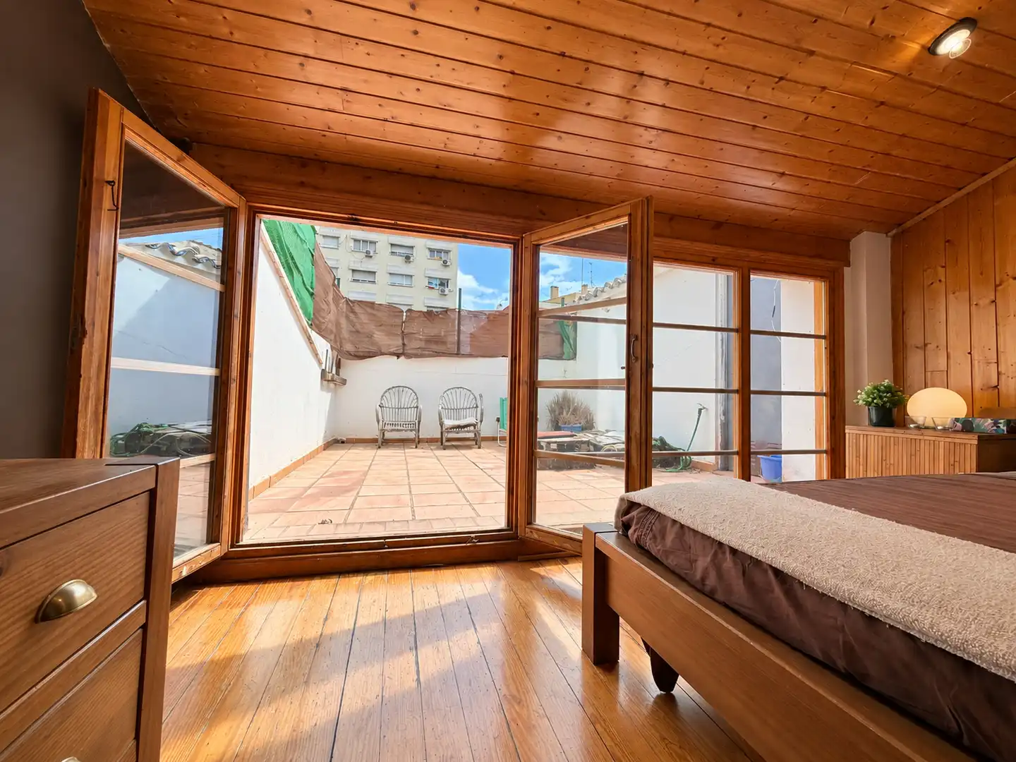 Terrasse von Maisonette zum Verkauf in Zaragoza mit Heizung, Parkett und Terrasse