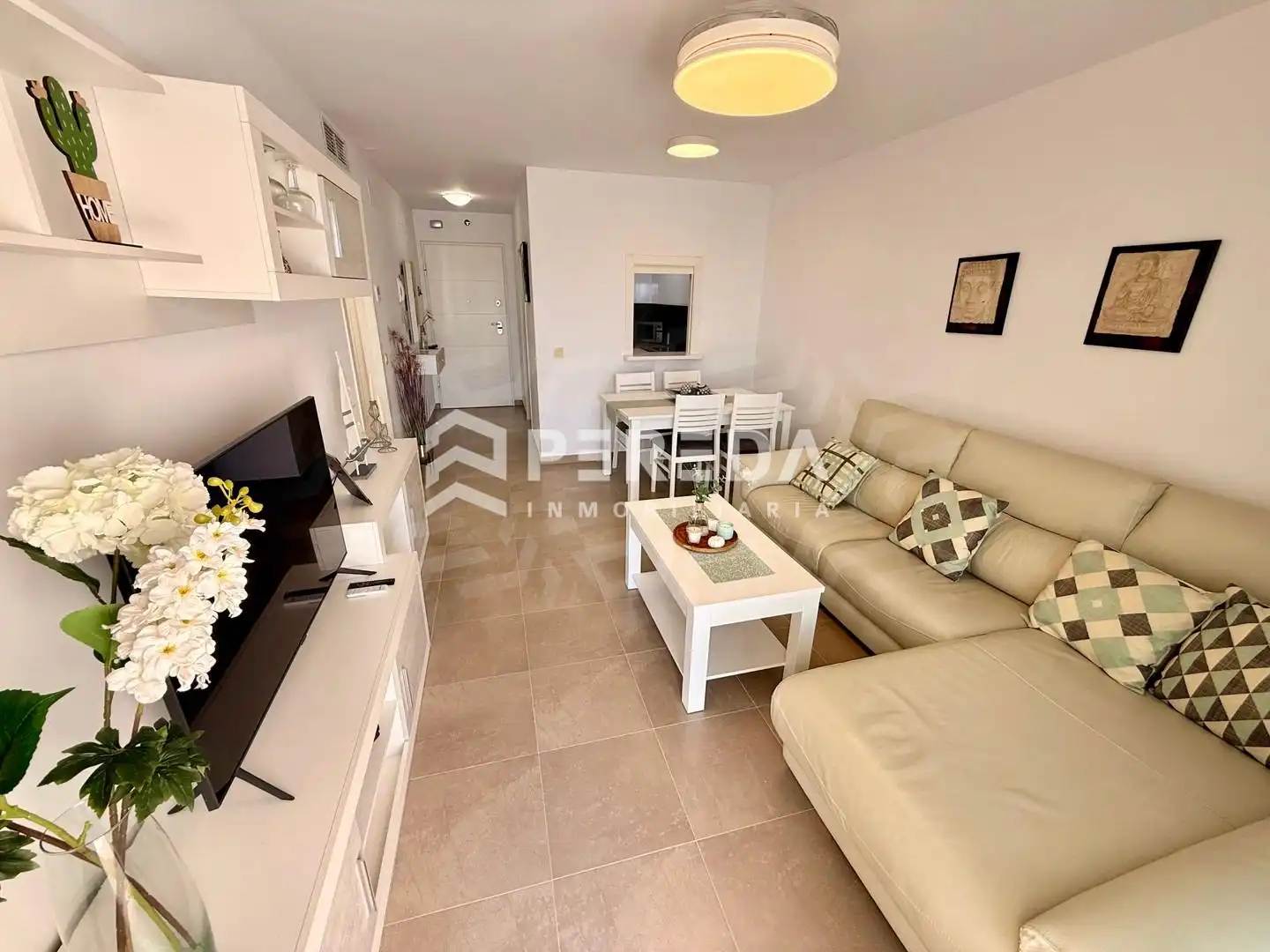 Wohnzimmer von Dachboden zum Verkauf in Roquetas de Mar mit Terrasse und Gemeinschaftspool