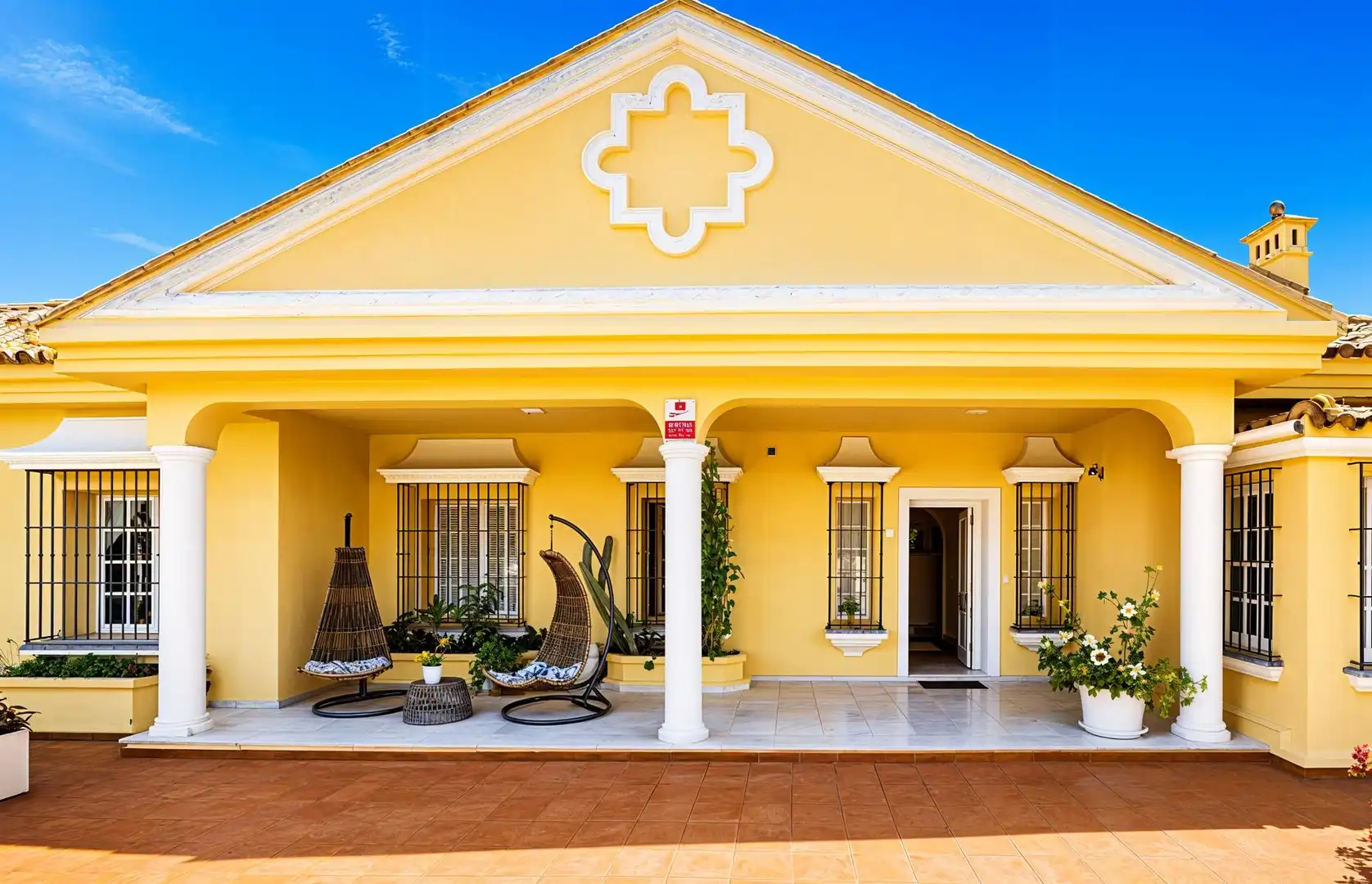 Vista exterior de Casa o xalet en venda en Chiclana de la Frontera amb Aire condicionat, Calefacció i Jardí privat