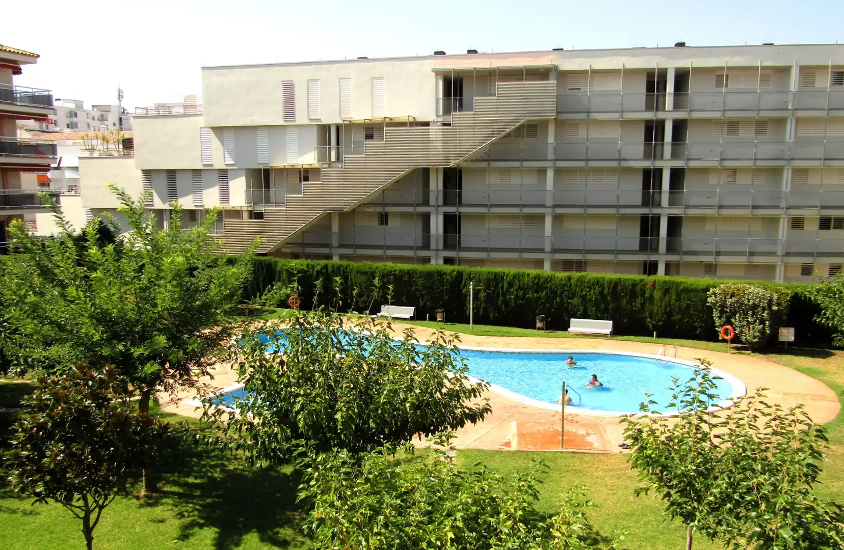 Piscina de Apartament en venda en Calonge i Sant Antoni amb Aire condicionat, Calefacció i Terrassa