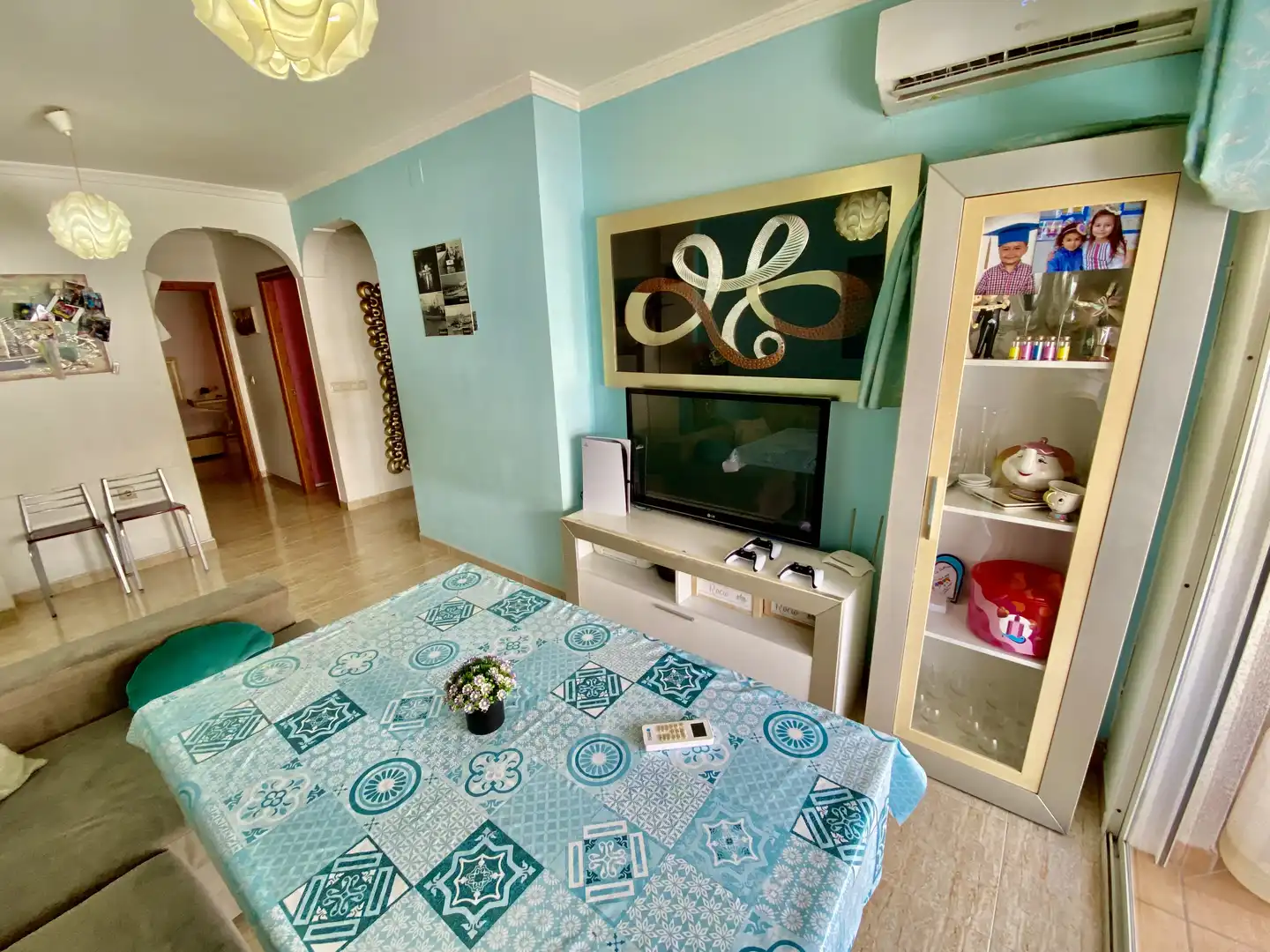Sala de estar de Apartamento en venta en Carboneras con Aire acondicionado, Calefacción y Amueblado