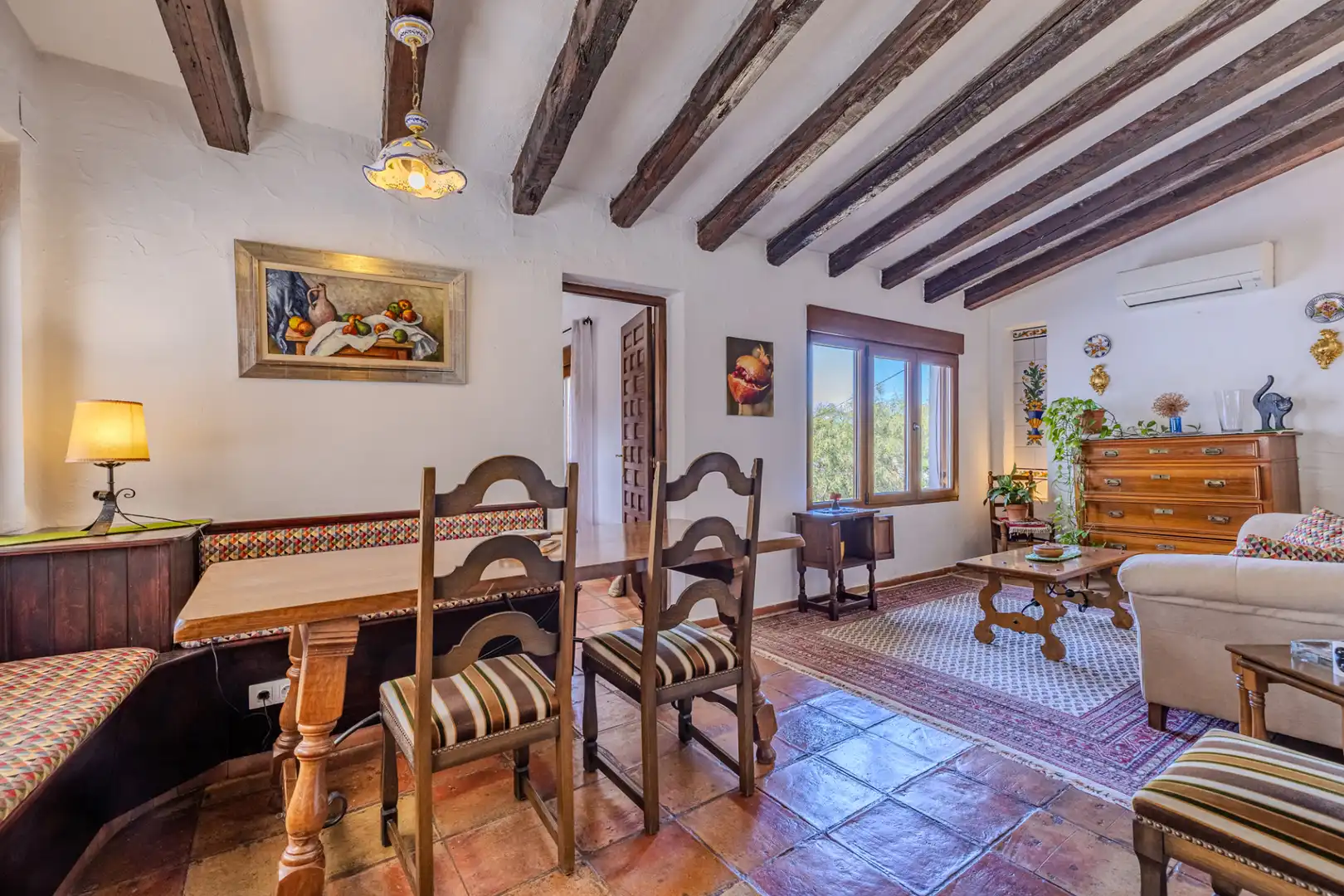 Dining room of Houses for sale in Dénia  with Air Conditioner, Private garden and Terrace