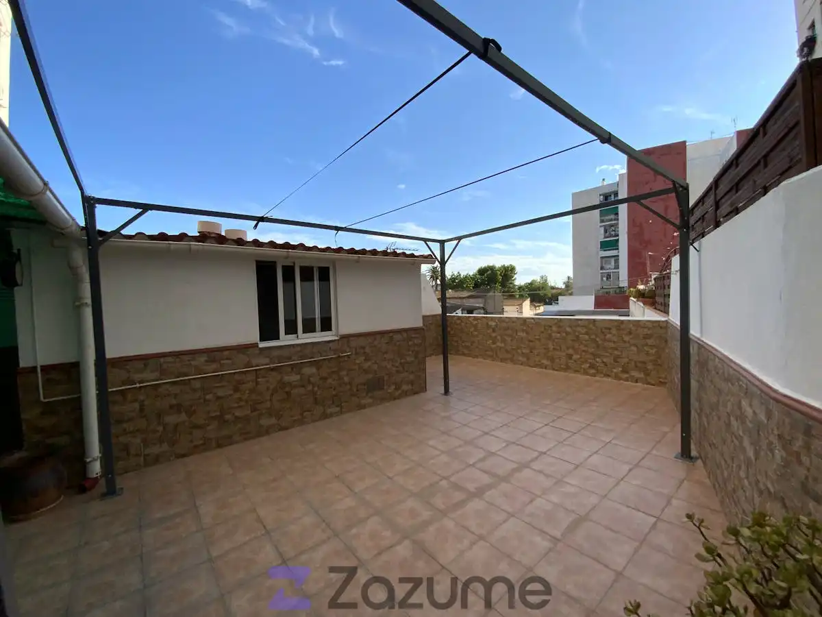 Terrace of Flat for rent in Valencia  with Air Conditioner, Heating and Terrace
