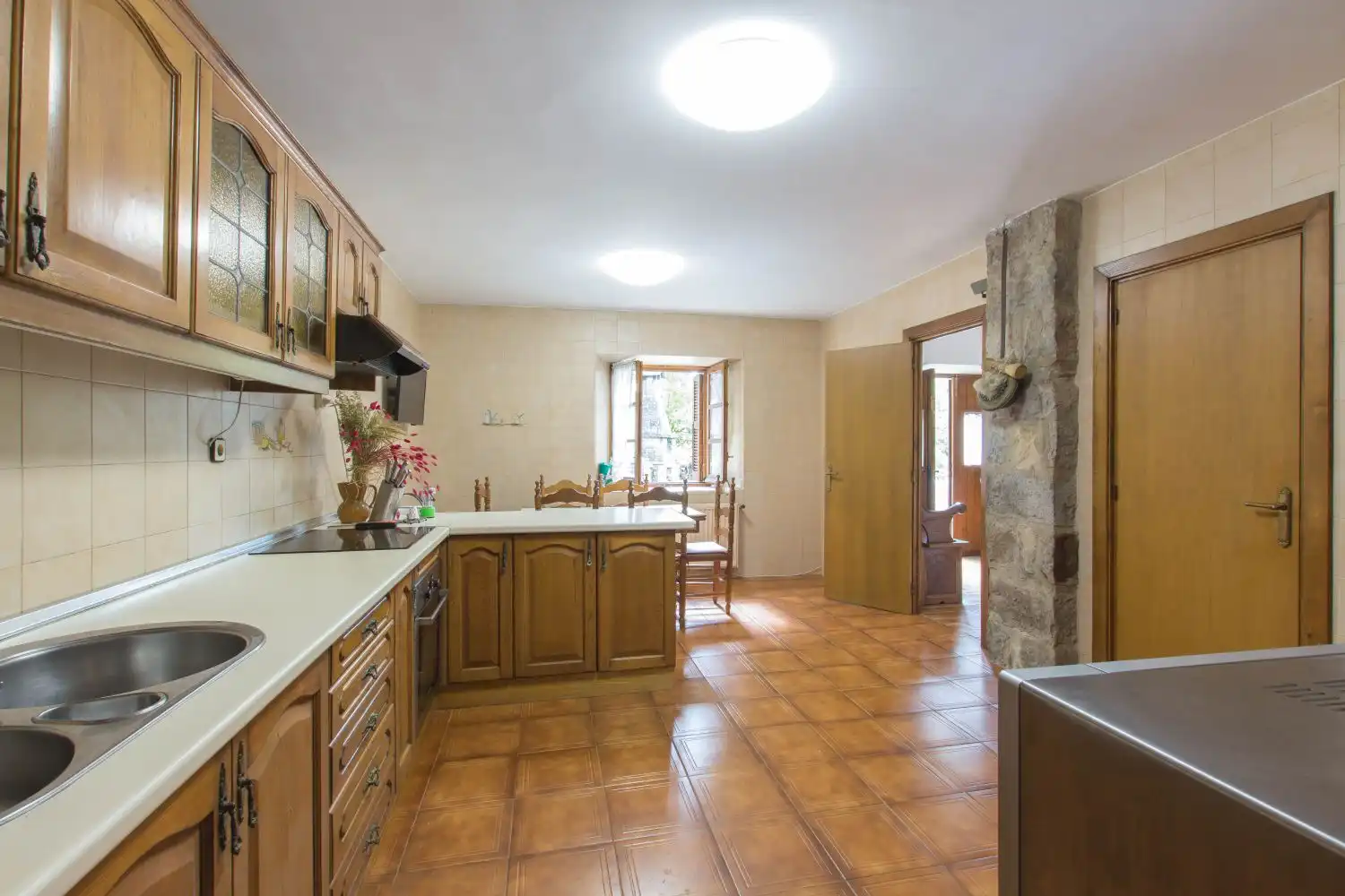 Cocina de Casa o chalet en venta en Atetz con Calefacción, Terraza y Amueblado