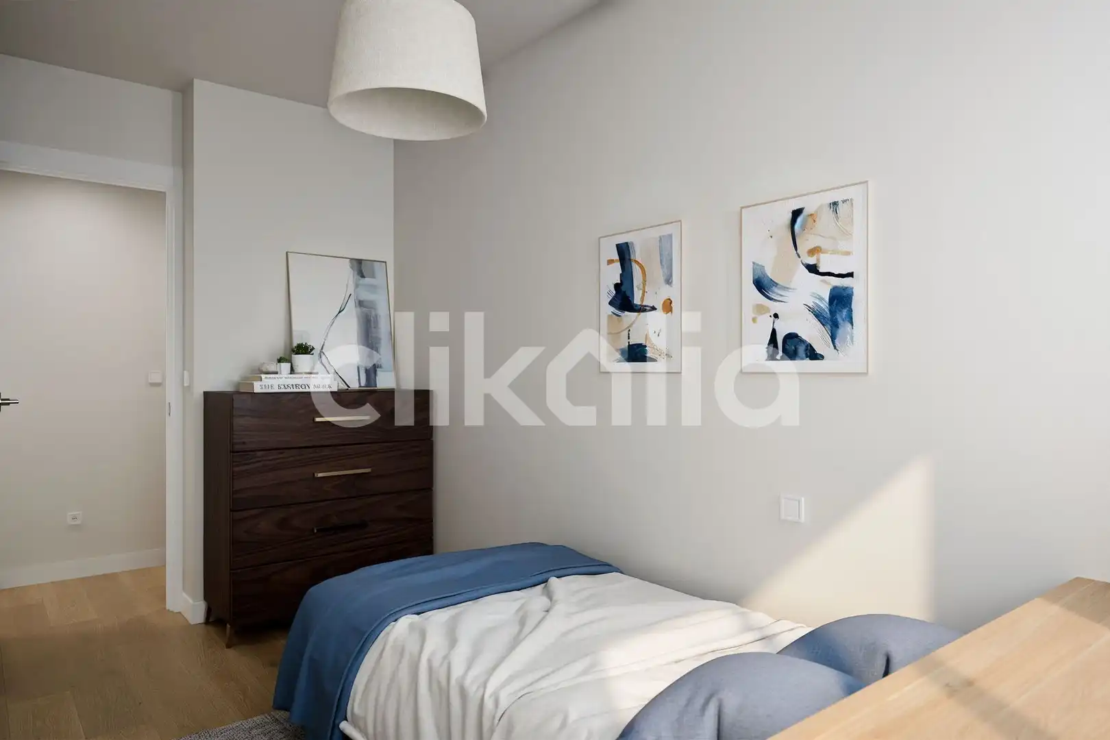 Bedroom of Flat for sale in Madrid  with Air Conditioner and Heating