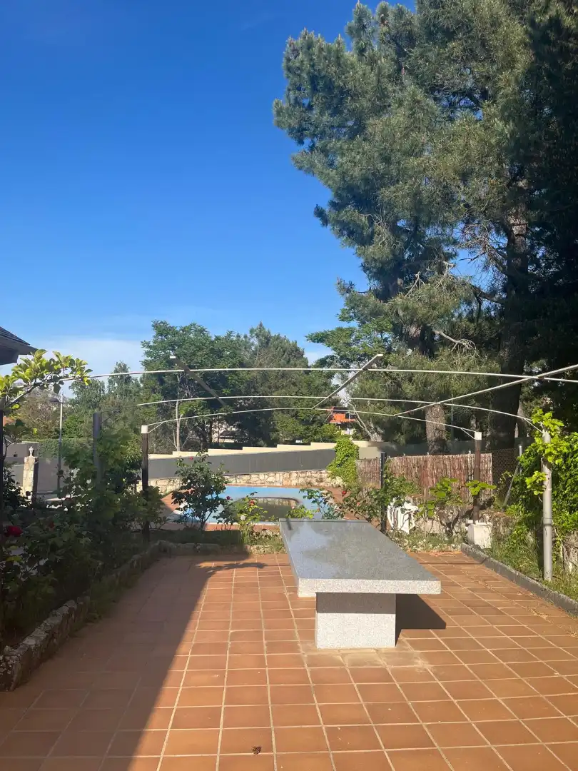 Piscina de Casa o chalet de alquiler en Becerril de la Sierra con Aire acondicionado, Calefacción y Jardín privado