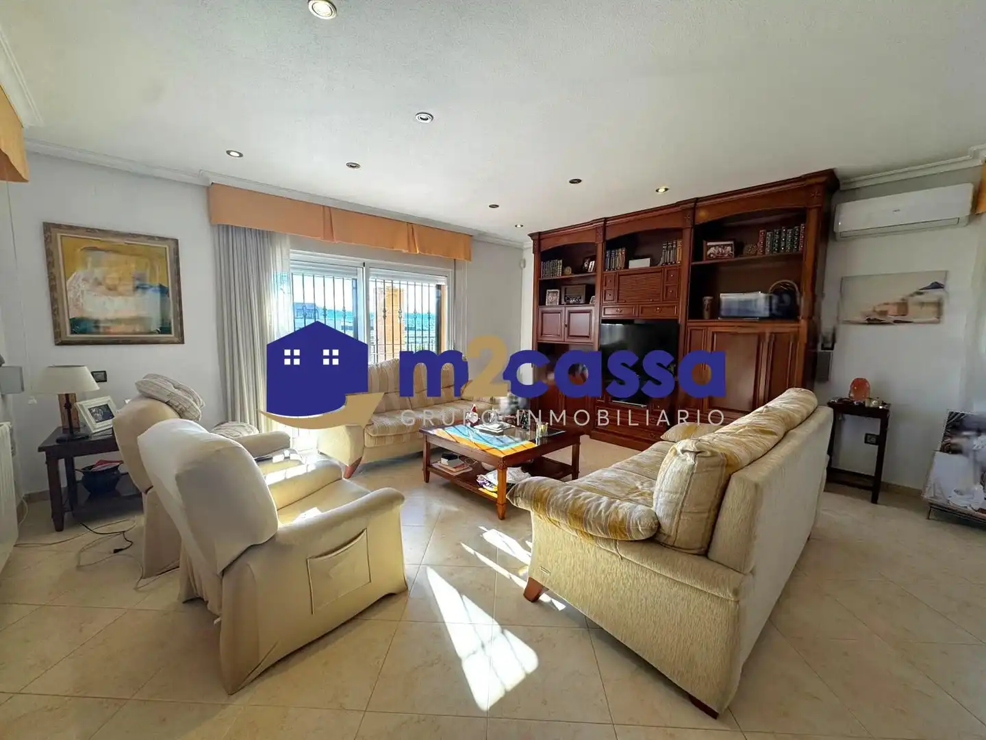 Sala de estar de Casa o chalet en venta en Lorca con Aire acondicionado y Terraza