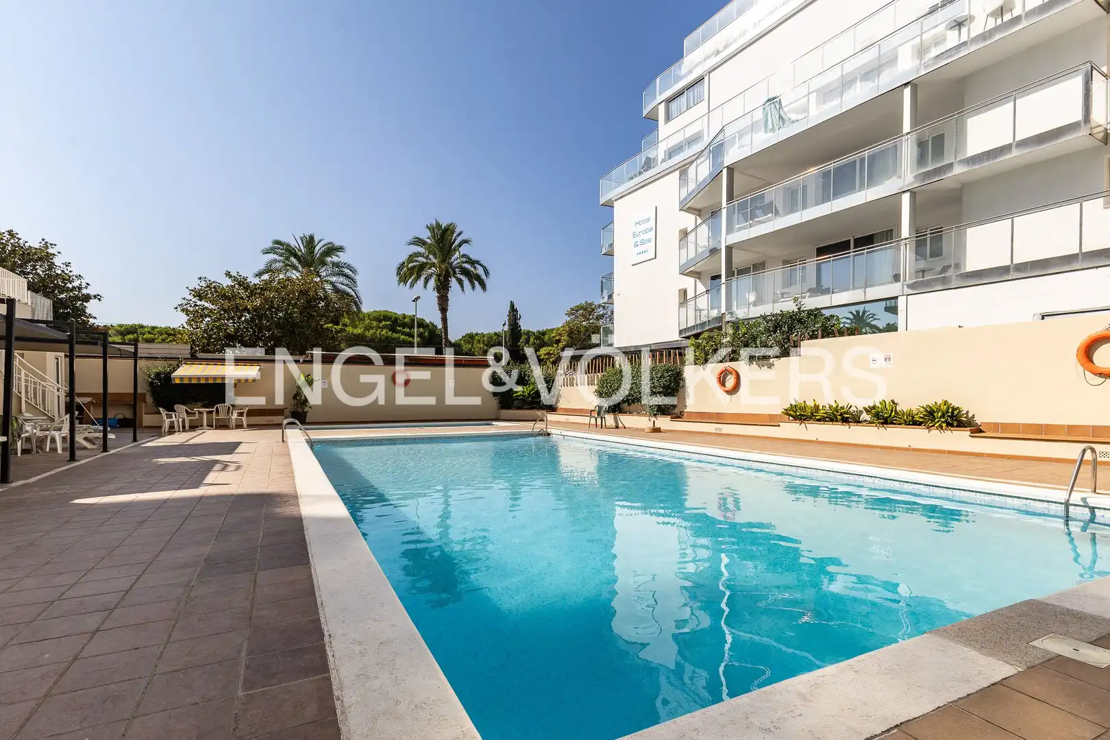 Swimming pool of Flat for sale in Malgrat de Mar  with Heating, Parquet flooring and Terrace