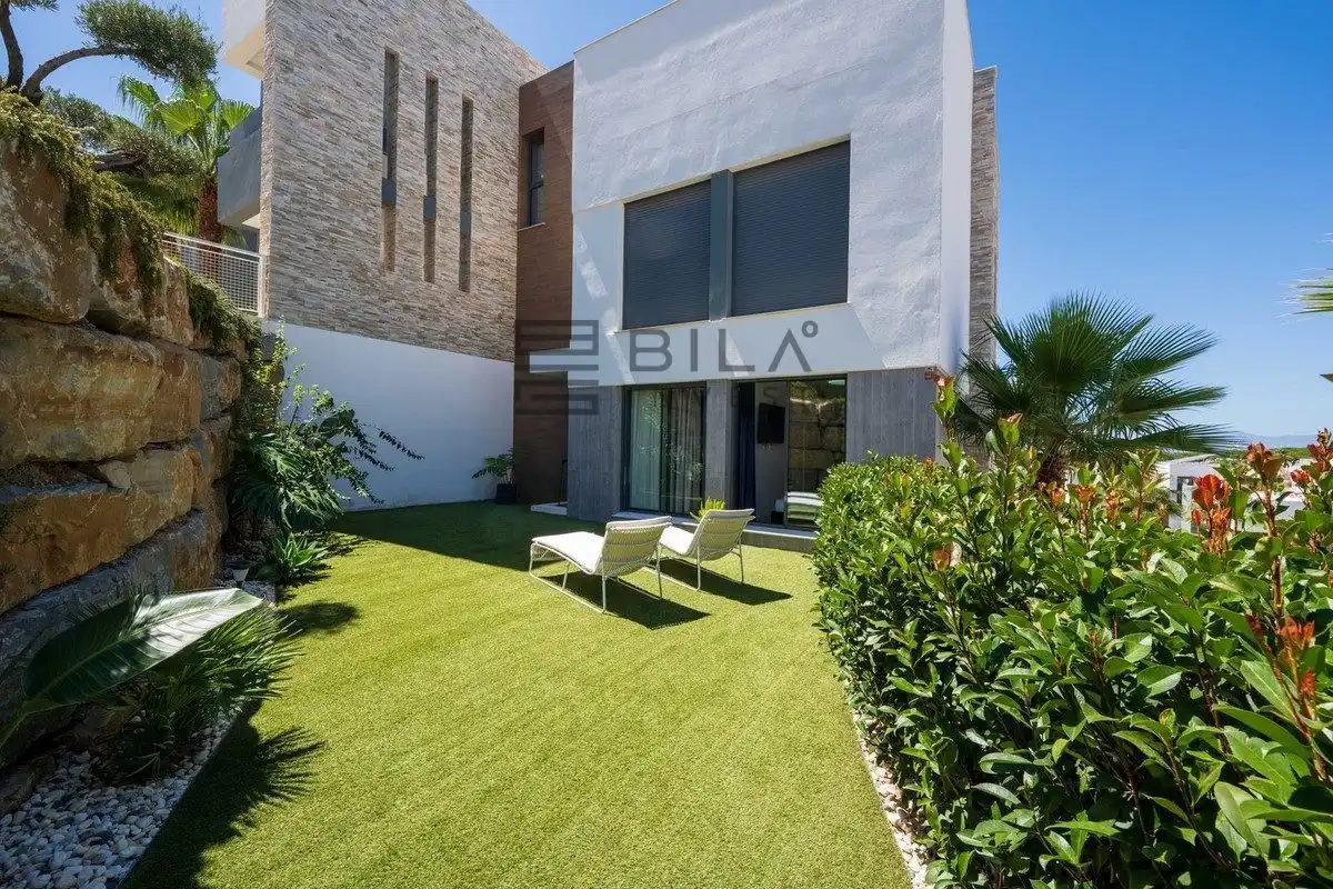 Exterior view of Duplexes for sale in Marbella  with Air Conditioner, Terrace and Storage room