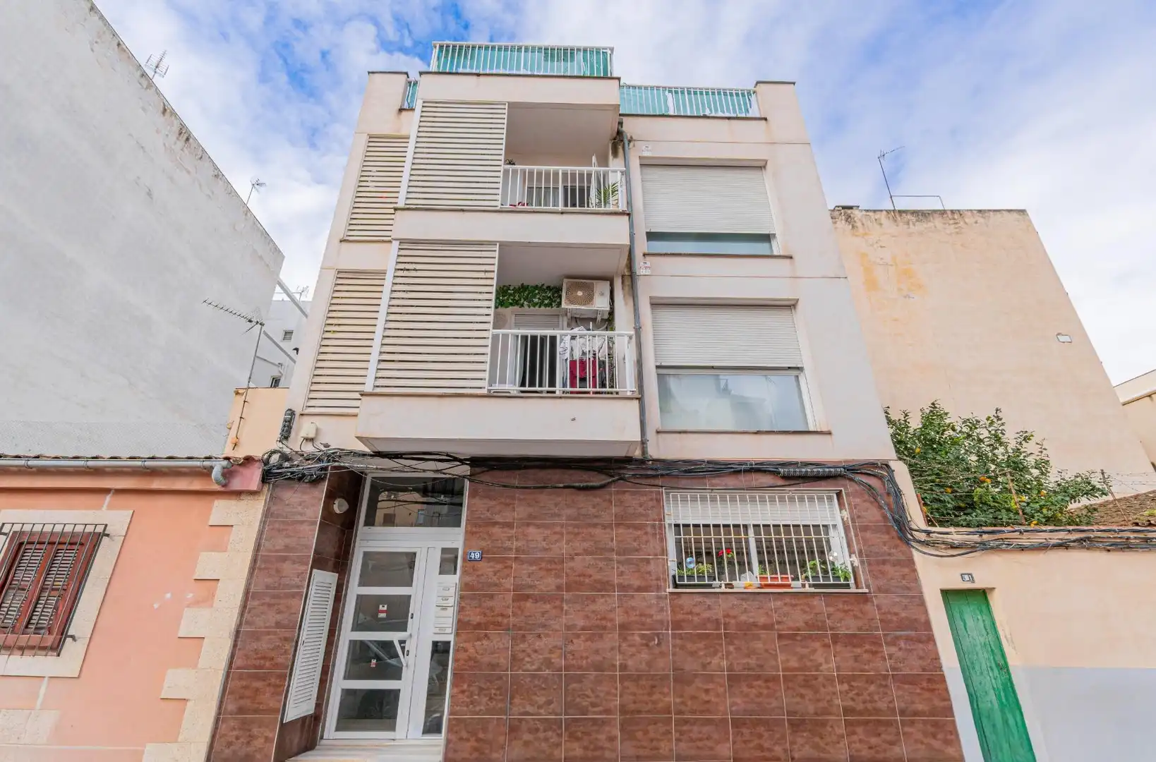 Vista exterior de Planta baja en venta en  Palma de Mallorca con Aire acondicionado, Terraza y Trastero