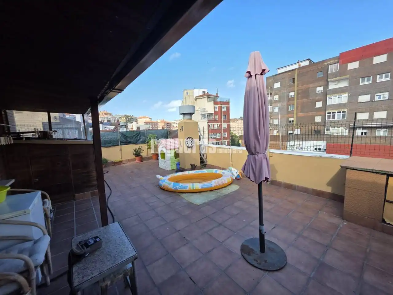 Terraza de Ático en venta en Avilés con Calefacción, Parquet y Terraza