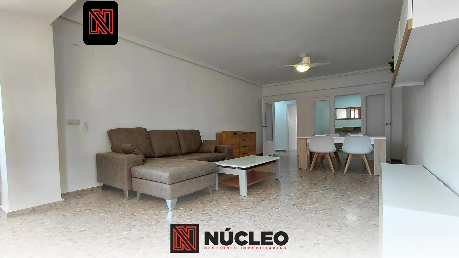 Living room of Flat for rent in Almazora / Almassora  with Terrace, Storage room and Furnished