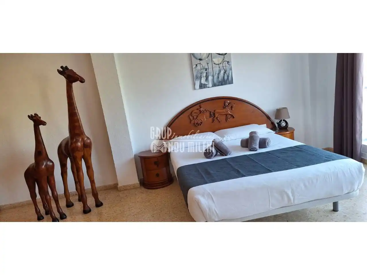 Schlafzimmer von Wohnung zur Miete in Massanassa mit Möbliert