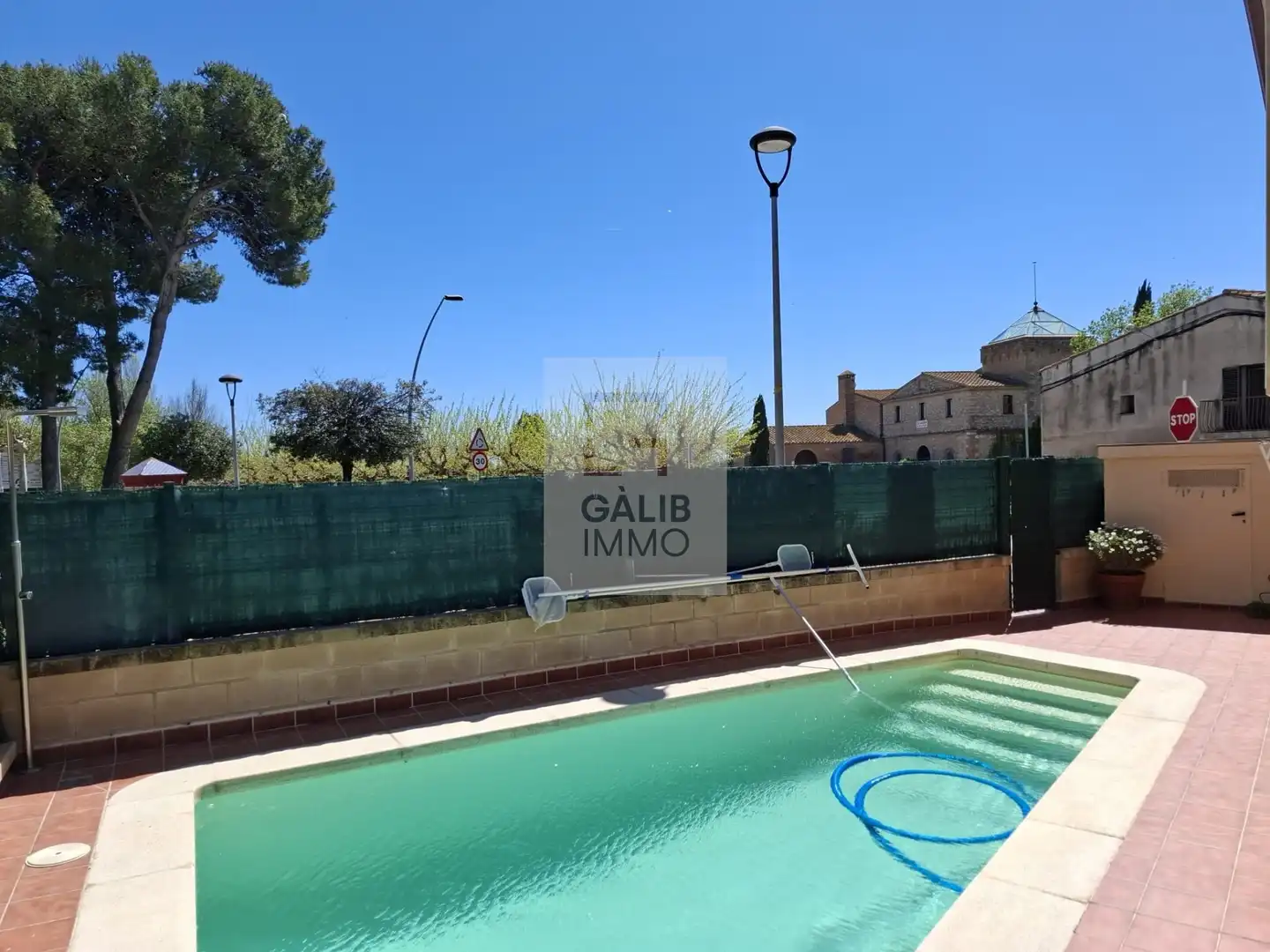 Swimming pool of Detached homes for sale in Vila-sacra  with Air Conditioner, Heating and Terrace