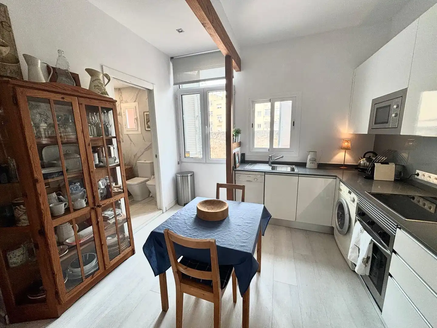 Kitchen of Apartments for rent in  Palma de Mallorca  with Air Conditioner and Furnished