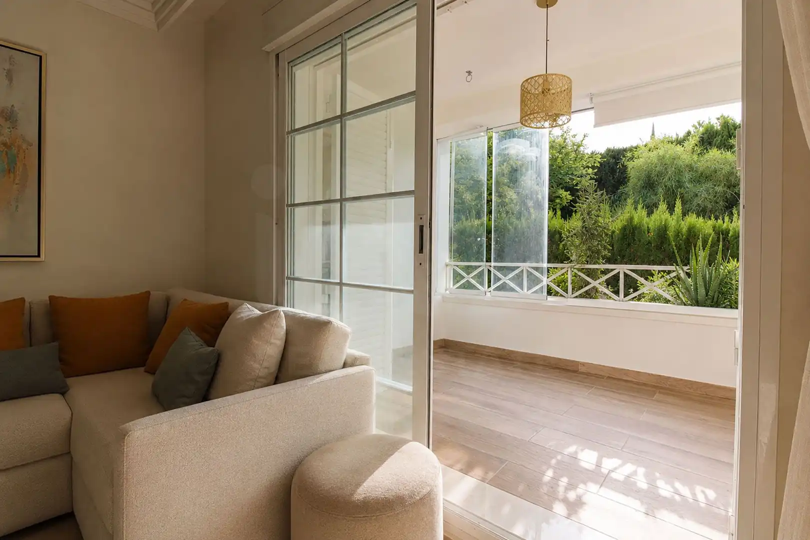 Balcony of Flat for rent in Marbella  with Air Conditioner, Terrace and Swimming Pool