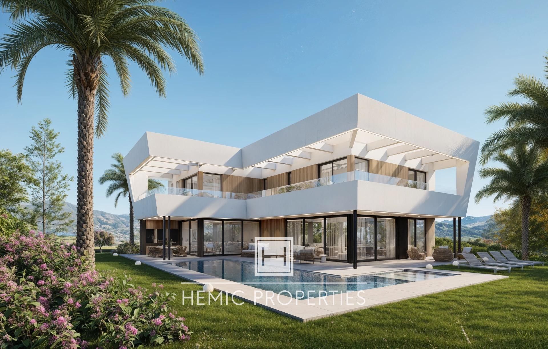 Exterior view of House or chalet for sale in Mijas  with Air Conditioner, Heating and Private garden